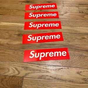 Supreme stickers